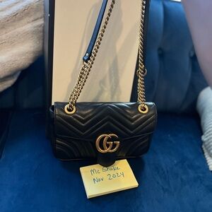 Gucci Marmont Small Black Bag
